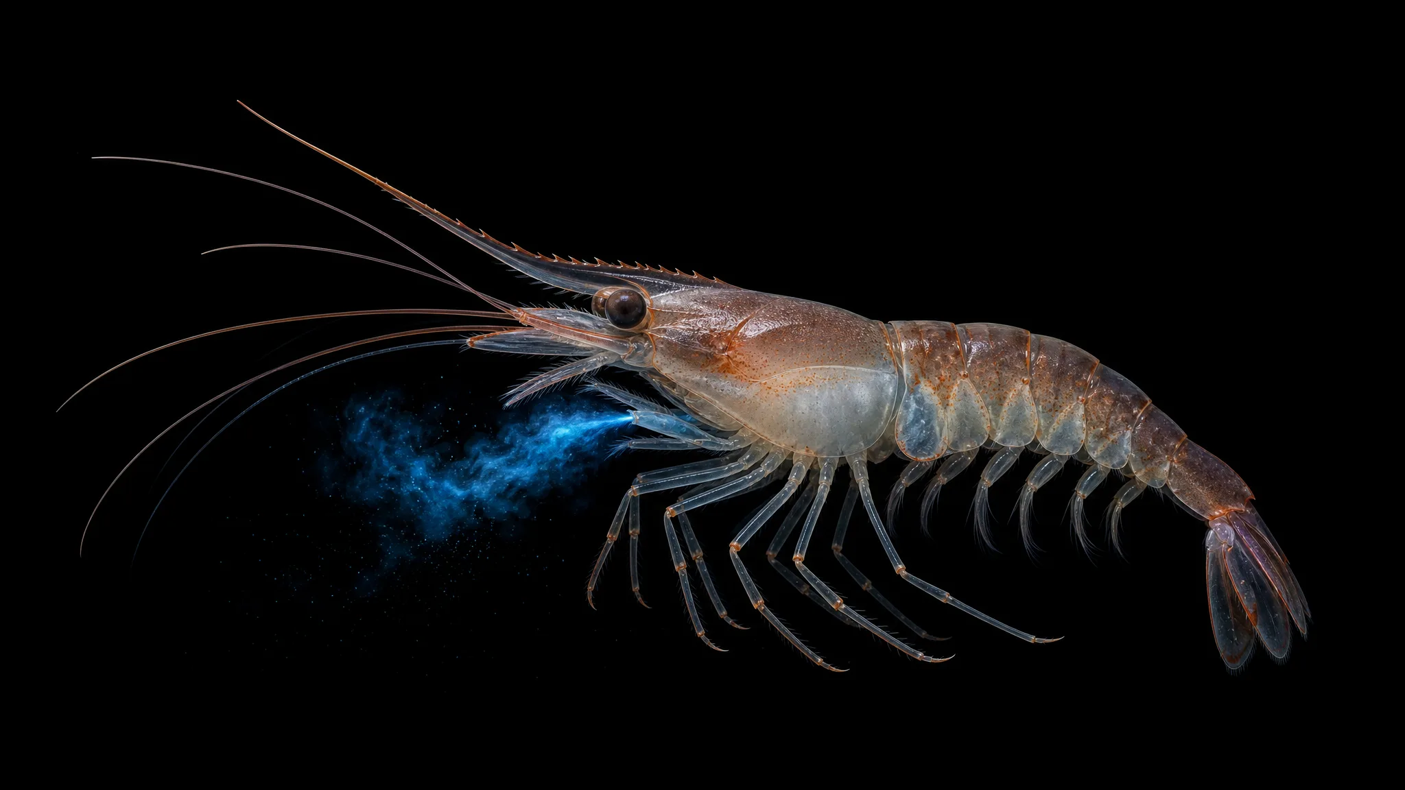 Como animais do oceano produzem luz no escuro? Ilustração gerada por IA.