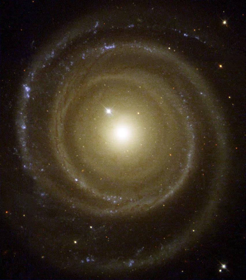 Astronomers using NASA Hubble Space Telescope have found a spiral galaxy that may rotate in the opposite direction from what was expected.