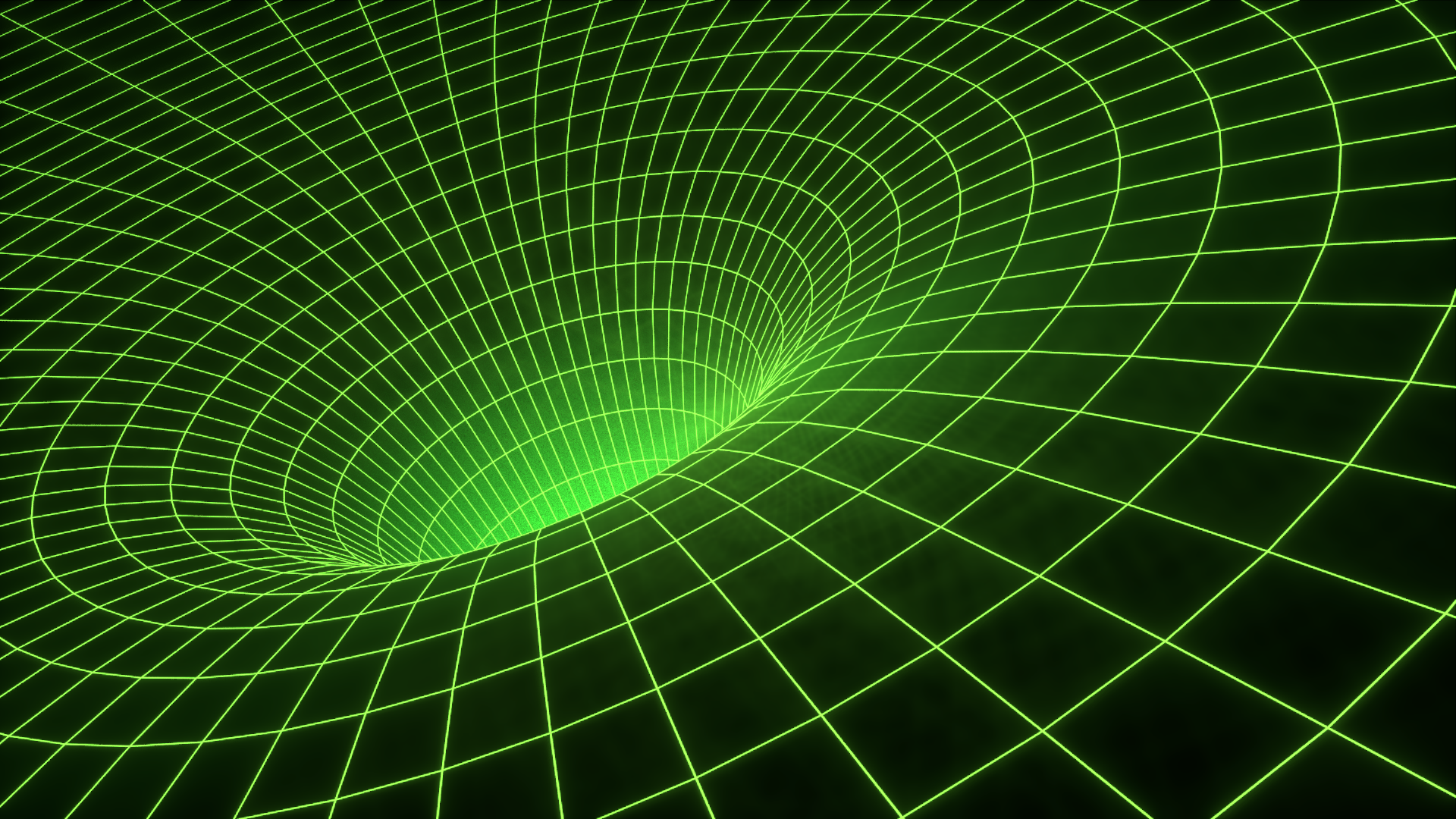 Artist's impression of a wormhole
